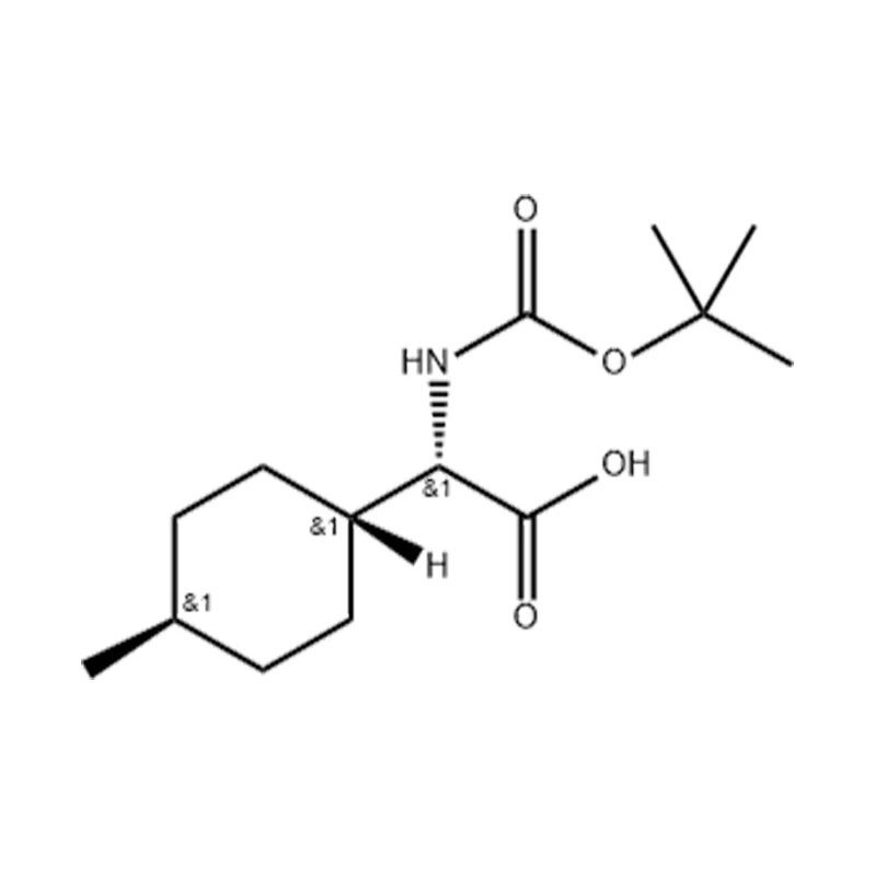 (S)-2-((terc-butoxikarbonil)amino)-2-(transz-4-metil-ciklohexil)-ecetsav
