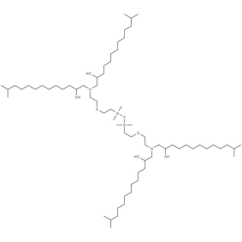 14,28-bisz(2-hidroxi-12-metil-tridecil)-2,20,20,22,22,40-hexametil-21-oxa-17,25-ditia-14,28-diaza-20,22-diszilhentetrakontán-12,30-diol