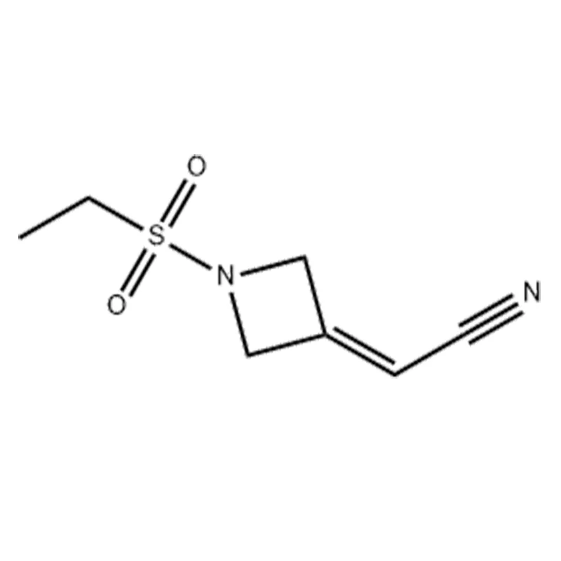 2-(1-(etil-szulfonil)-azetidin-3-ilidén)-acetonitril
