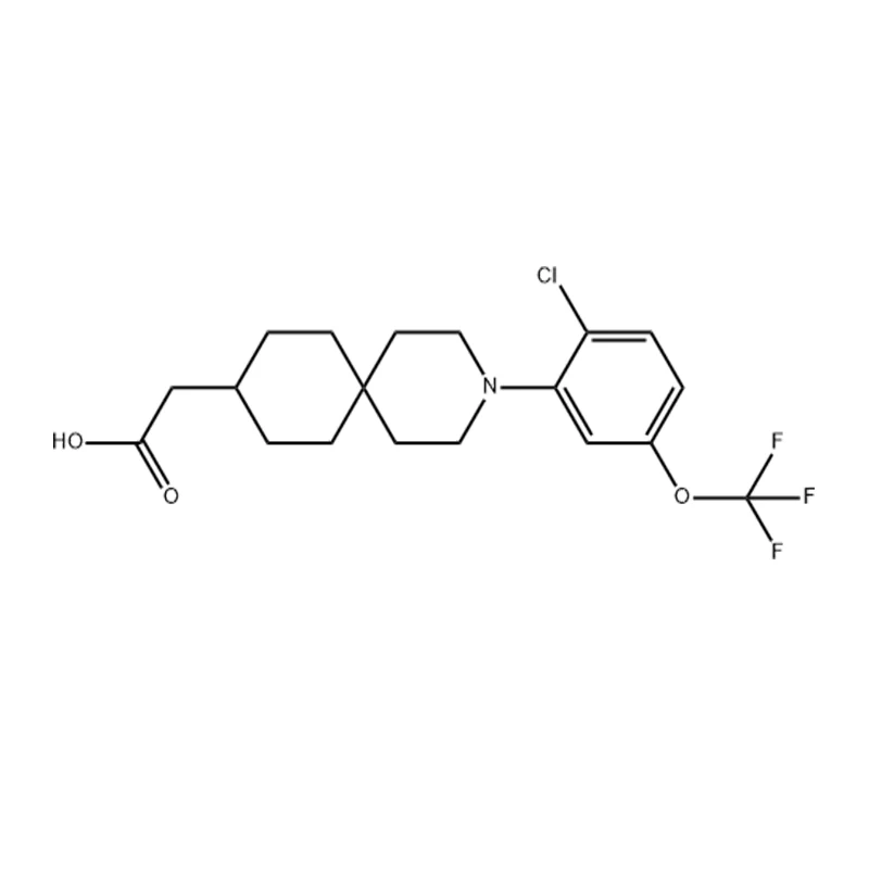 3-[2-klór-5-(trifluor-metoxi)-fenil]-3-azaspiro[5.5]undekán-9-ecetsav