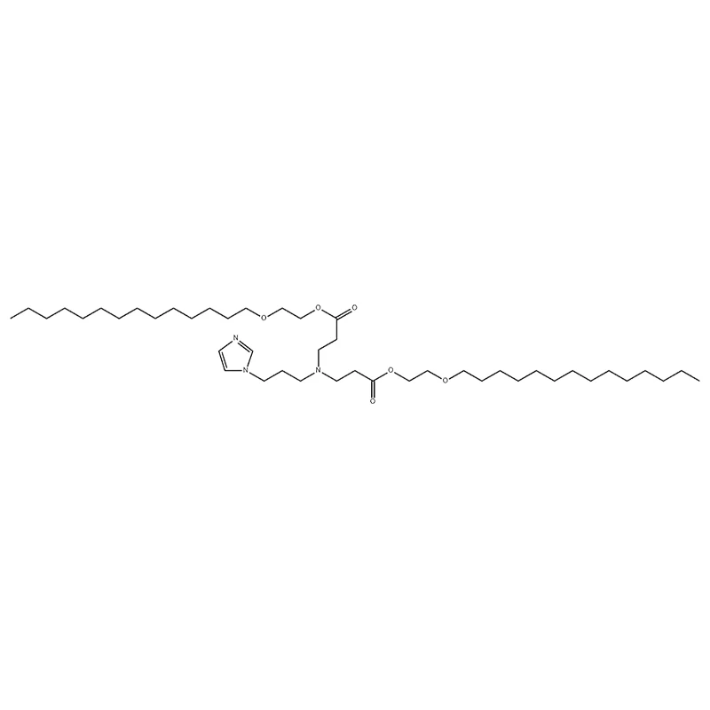 3-[3-imidazol-1-il-propil-[3-oxo-3-(2-tetradekánoxi-etoxi)-propil]-amino]-propánsav-2-tetradekánoxi-etil-észter