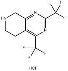 5,6,7,8-tetrahidro-2,4-bisz(trifluor-metil)-pirido[3,4-d]pirimidin-hidroklorid