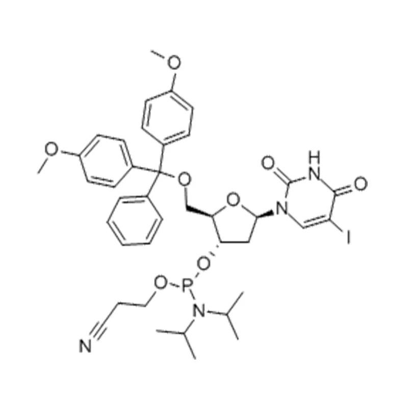 5'-O-DMTr-5-jód-2'-dU-3'-CED foszforamidit