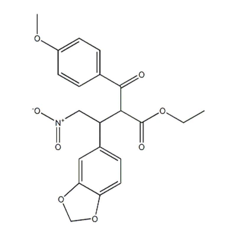 Etil-2-(4-metoxi-benzoil)-3-(3,4-metilén-dioxi-fenil)-4-nitro-butanoát