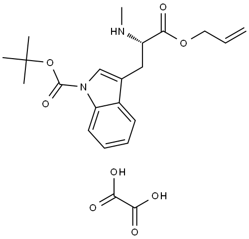 H-N-Me-Trp(Boc)-O összes oxalát