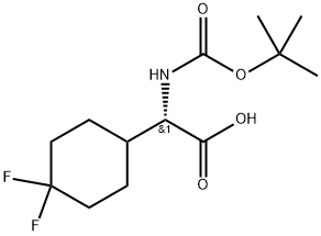 terc-butoxi-karbonil-amino-(4,4-difluor-ciklohexil)-ecetsav